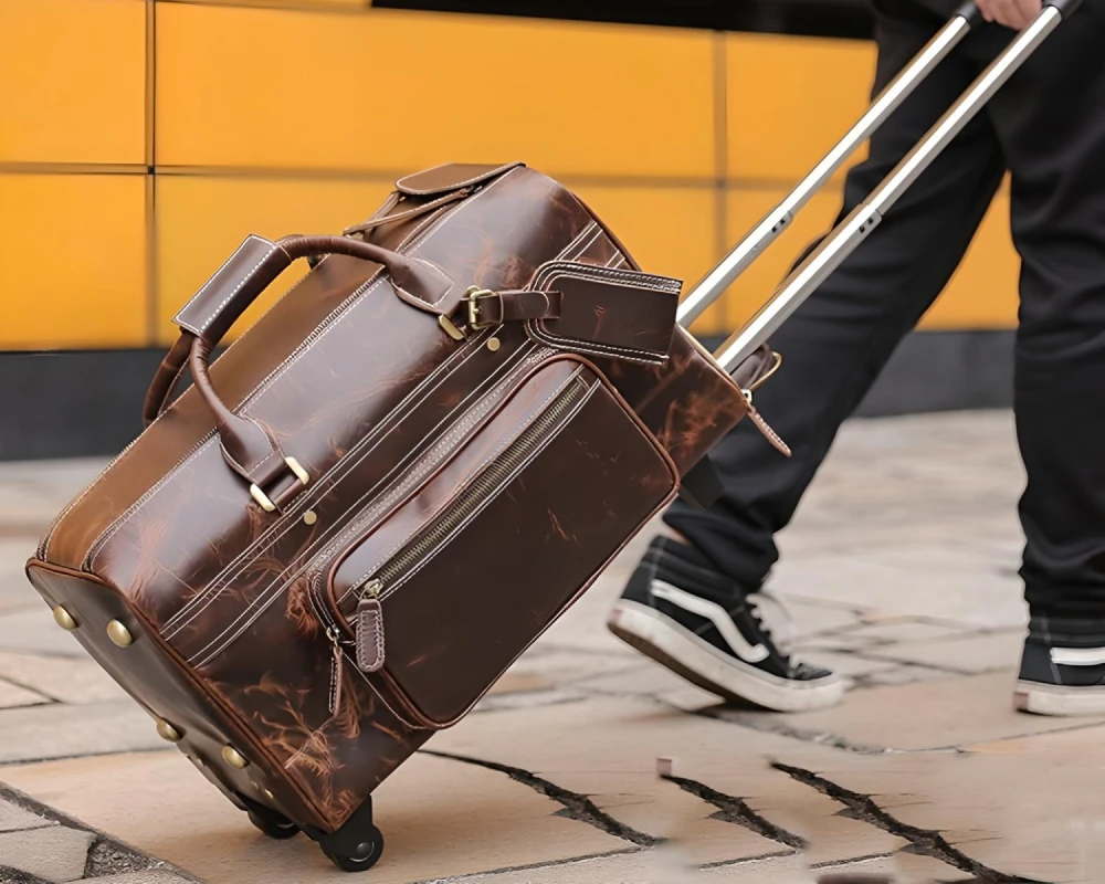 luggage bag with wheels